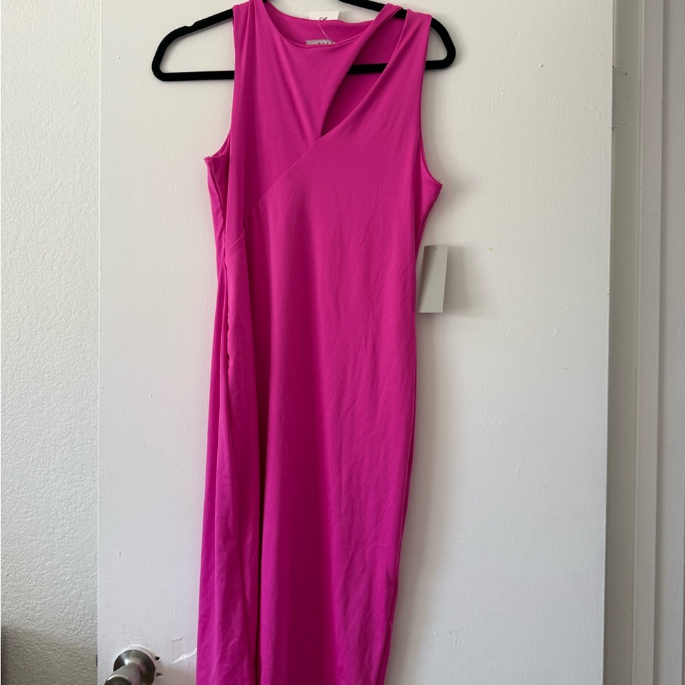Gaze Asymmetrical Pink Dress